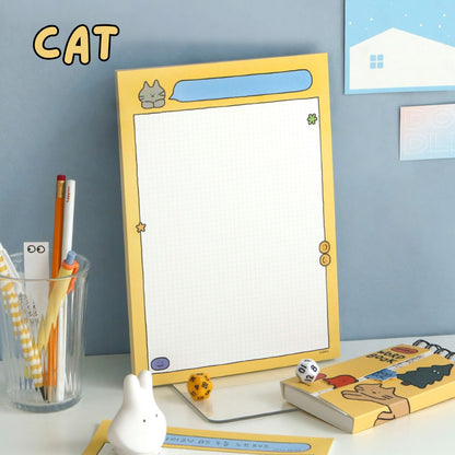 Iconic Doodle B5 Grid Notepads