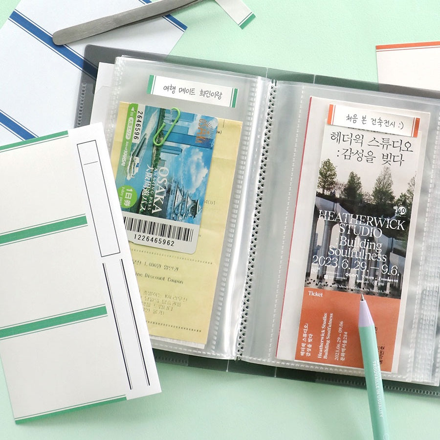 Iconic Collect Ticket Book