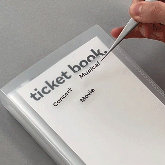 Iconic Collect Ticket Book