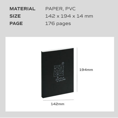 Iconic 2026 Doodle Diary - Semi A5 | Weekly Horizontal