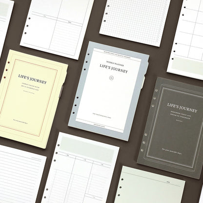 Iconic Life's Journey A5 Planner Refill