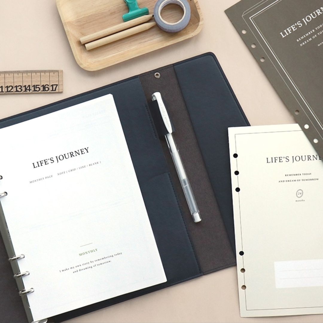 Iconic Life's Journey A5 Planner Refill