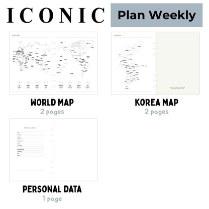 Iconic Life's Journey A5 Planner Refill