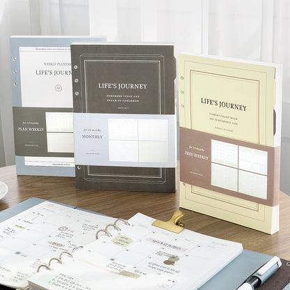 Iconic Life's Journey A5 Planner Refill