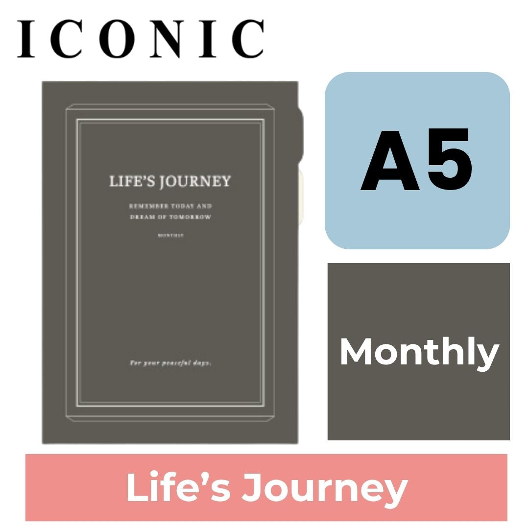 Iconic Life's Journey A5 Planner Refill