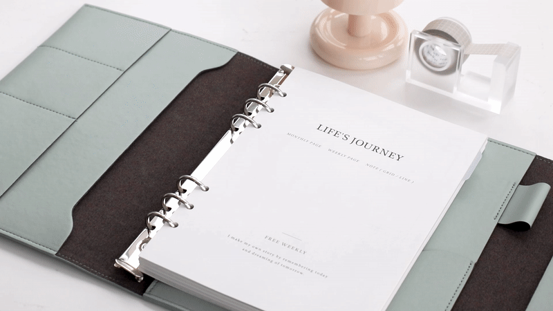 Iconic Life's Journey A5 Planner Refill