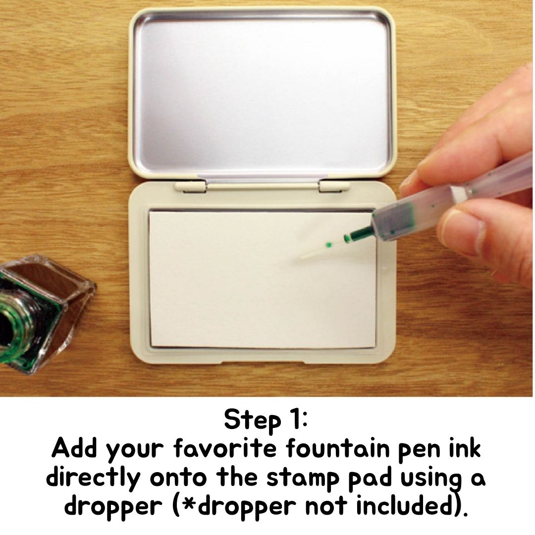 Ink Biyori Stamp Pad & Refills for Fountain Pen Ink