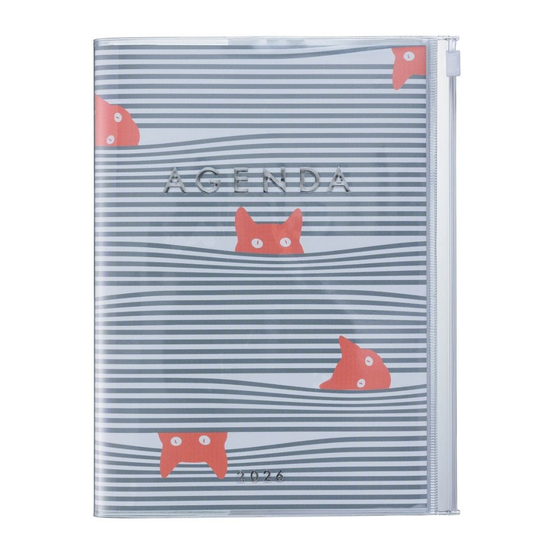 [International Edition] Mark's 2026 Planner Diary - A6 | Weekly Vertical | Cat