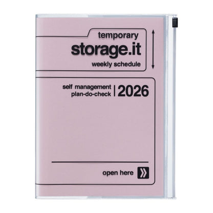 [International Edition] Mark's 2026 Planner Diary - A6 | Weekly Vertical | Storage.it