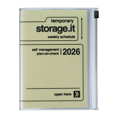 [International Edition] Mark's 2026 Planner Diary - A6 | Weekly Vertical | Storage.it