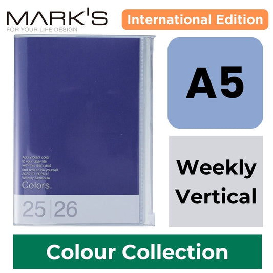 [International Edition] Mark's 2026 Planner Diary - A5 | Weekly Vertical | Colour