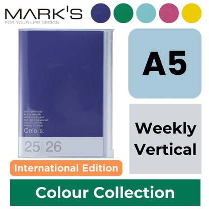 [International Edition] Mark's 2026 Planner Diary - A5 | Weekly Vertical | Colour