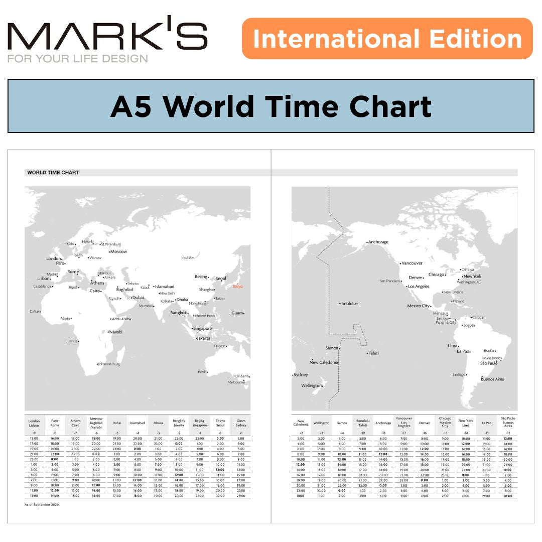 [International Edition] Mark's 2026 Planner Diary - A5 | Weekly Vertical | Cat