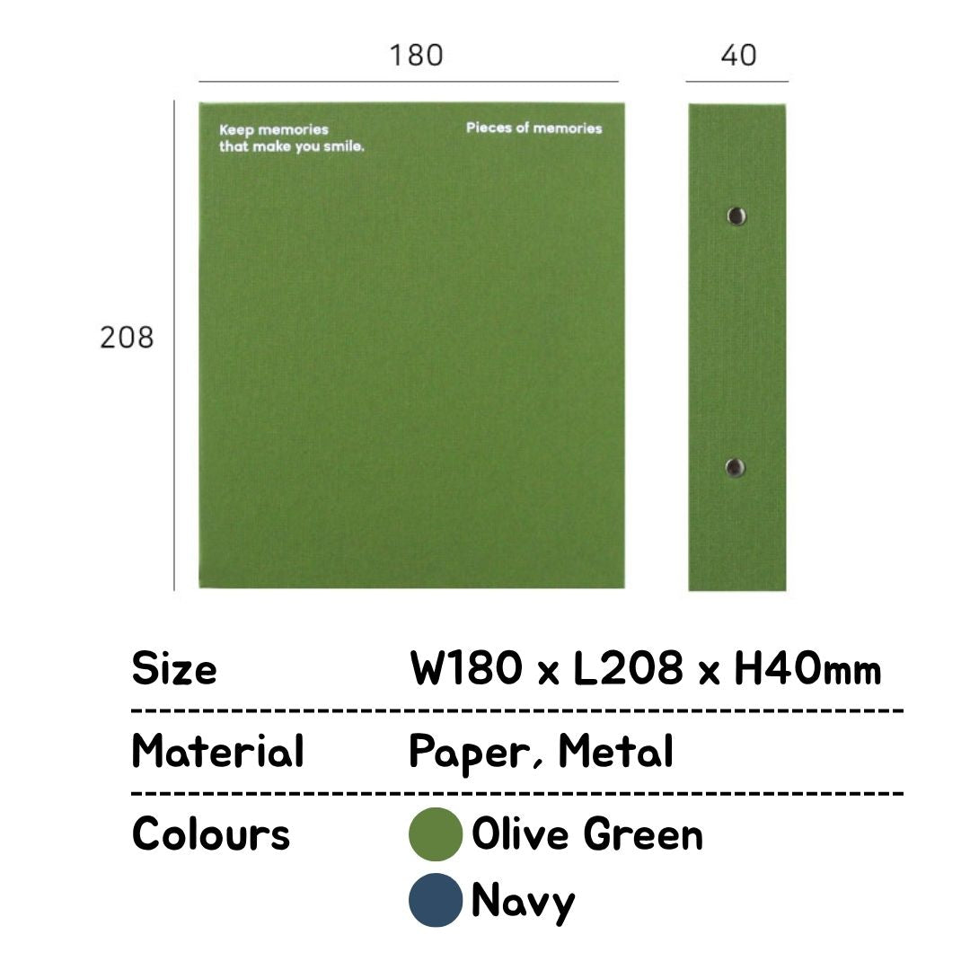 Jam Studio A6 Wide Square Diary Hard Cover