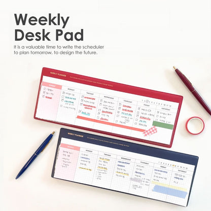 Jam Studio Weekly Desk Pad & Refills