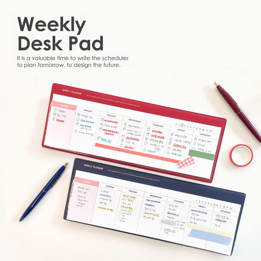 Jam Studio Weekly Desk Pad & Refills