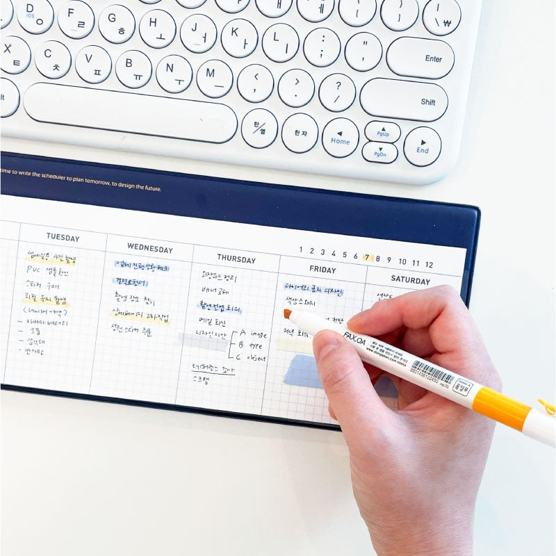 Jam Studio Weekly Desk Pad & Refills