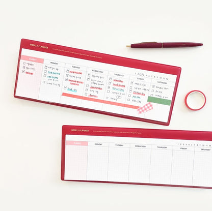 Jam Studio Weekly Desk Pad & Refills