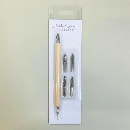 KA-KU Ink Mazeru Dip Pen 6-Nib Set