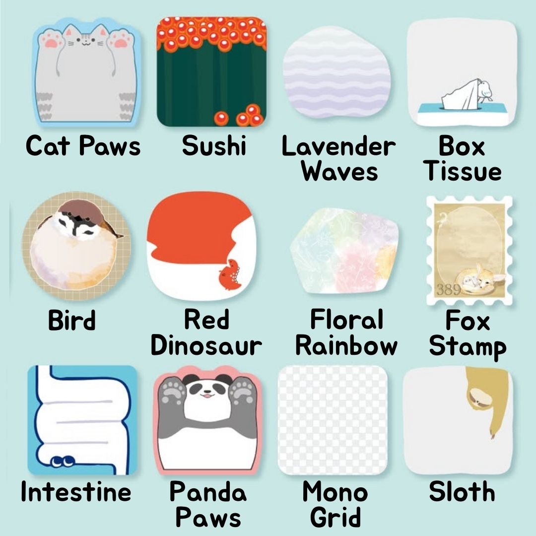 [BUNGUJOSHI 2025] Kamidea Sticky Notes Buffet