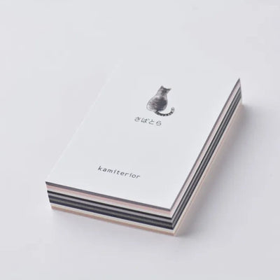 Kamiterior Memoterior Mini Memo Pad - Cats