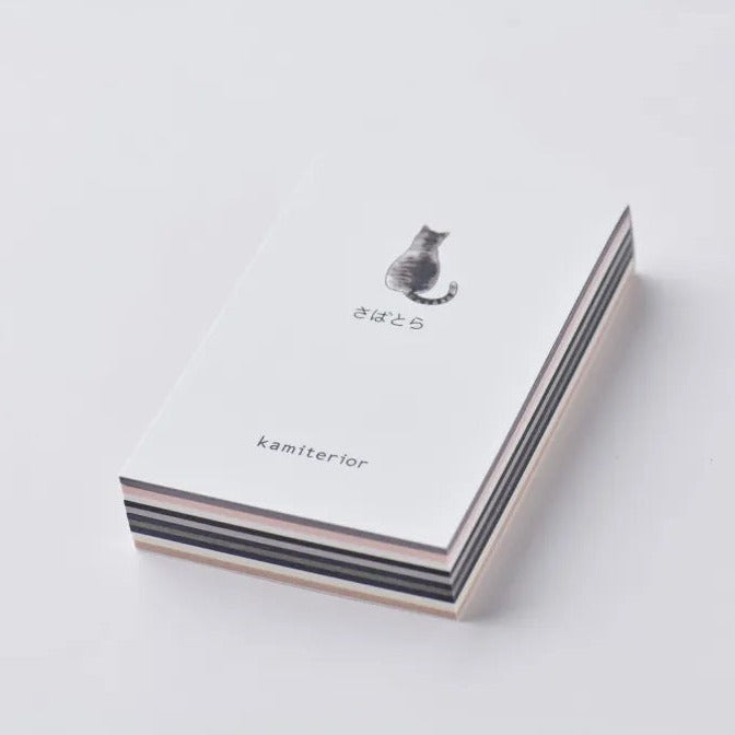 Kamiterior Memoterior Mini Memo Pad - Cats