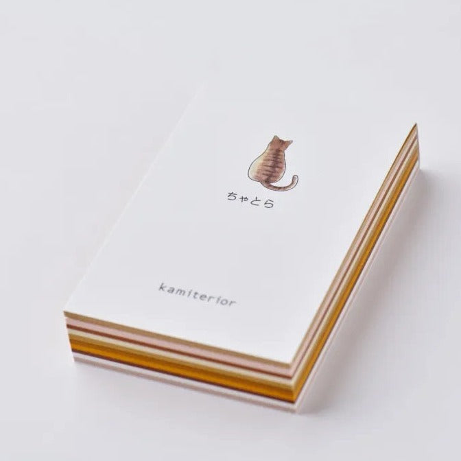 Kamiterior Memoterior Mini Memo Pad - Cats