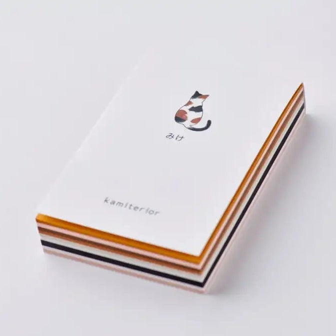 Kamiterior Memoterior Mini Memo Pad - Cats
