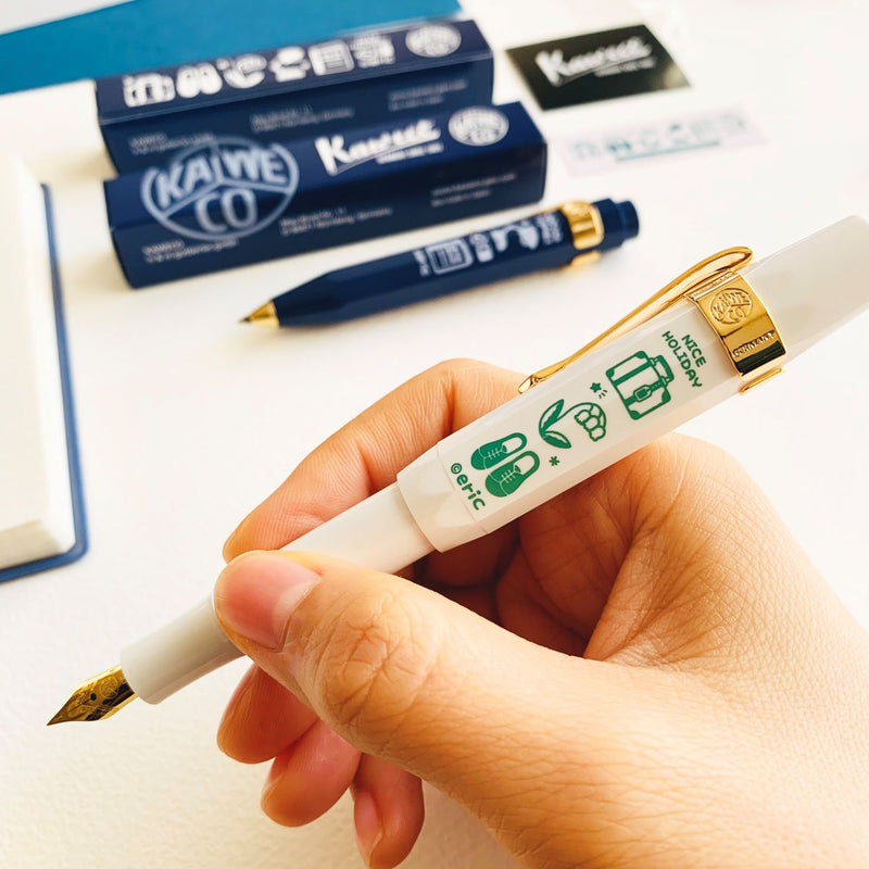 Kaweco x Eric Classic White F Fountain Pen