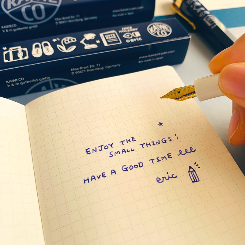 Kaweco x Eric Classic White F Fountain Pen