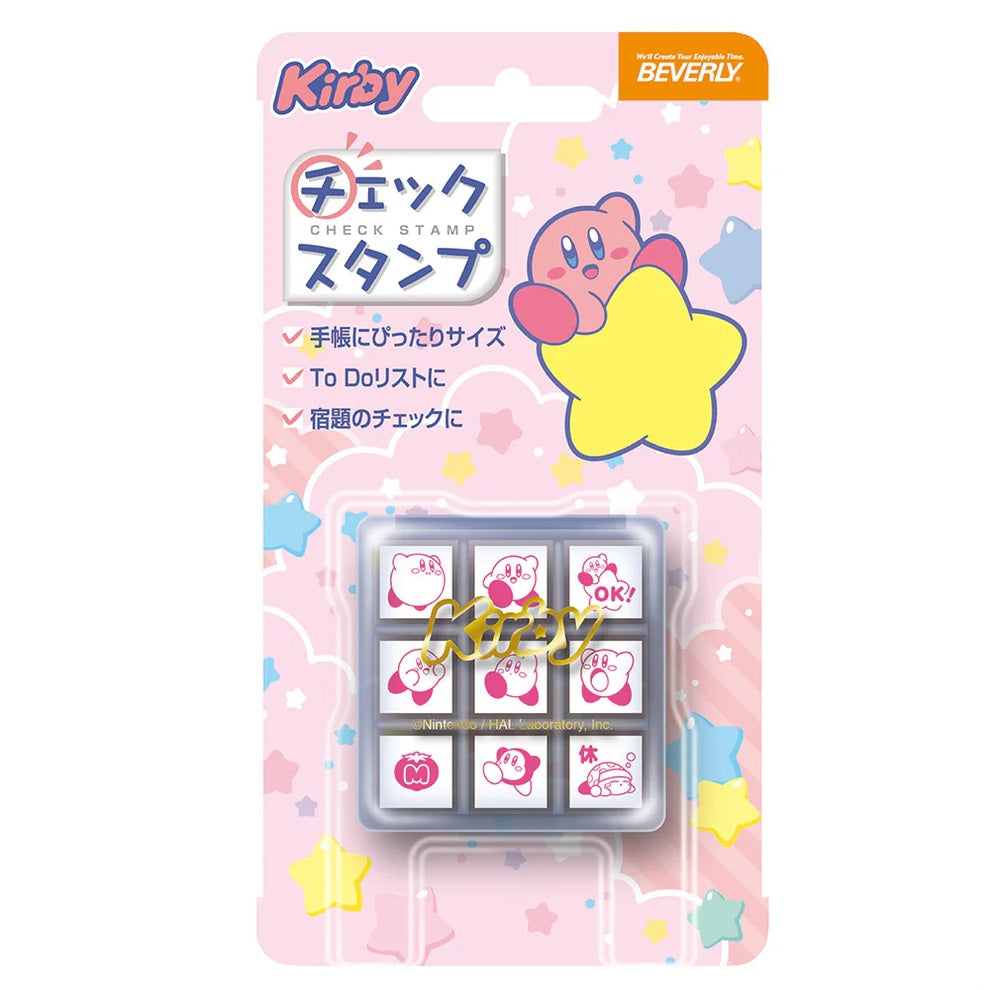 [Limited Edition] Beverly x Kirby Stamp Set with Case - Kirby's Star