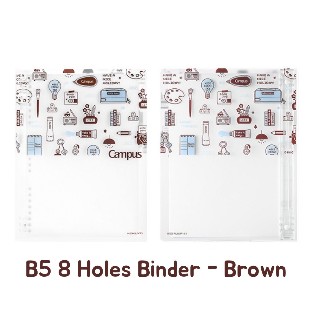 Kokuyo x Eric Campus B5 8-Holes Binders