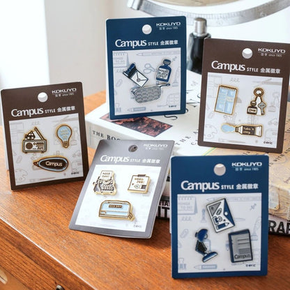 Kokuyo x Eric Campus Enamel Pins (Set of 3)