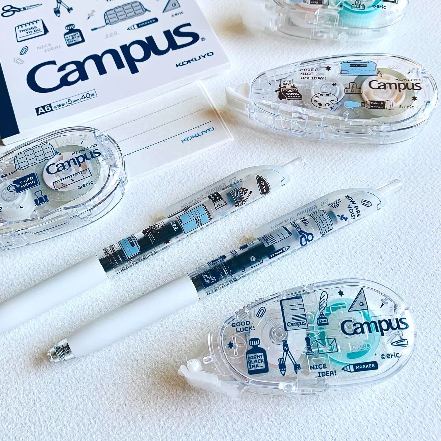 Kokuyo x Eric Campus Glue Tapes & Refills 6mm x 8m