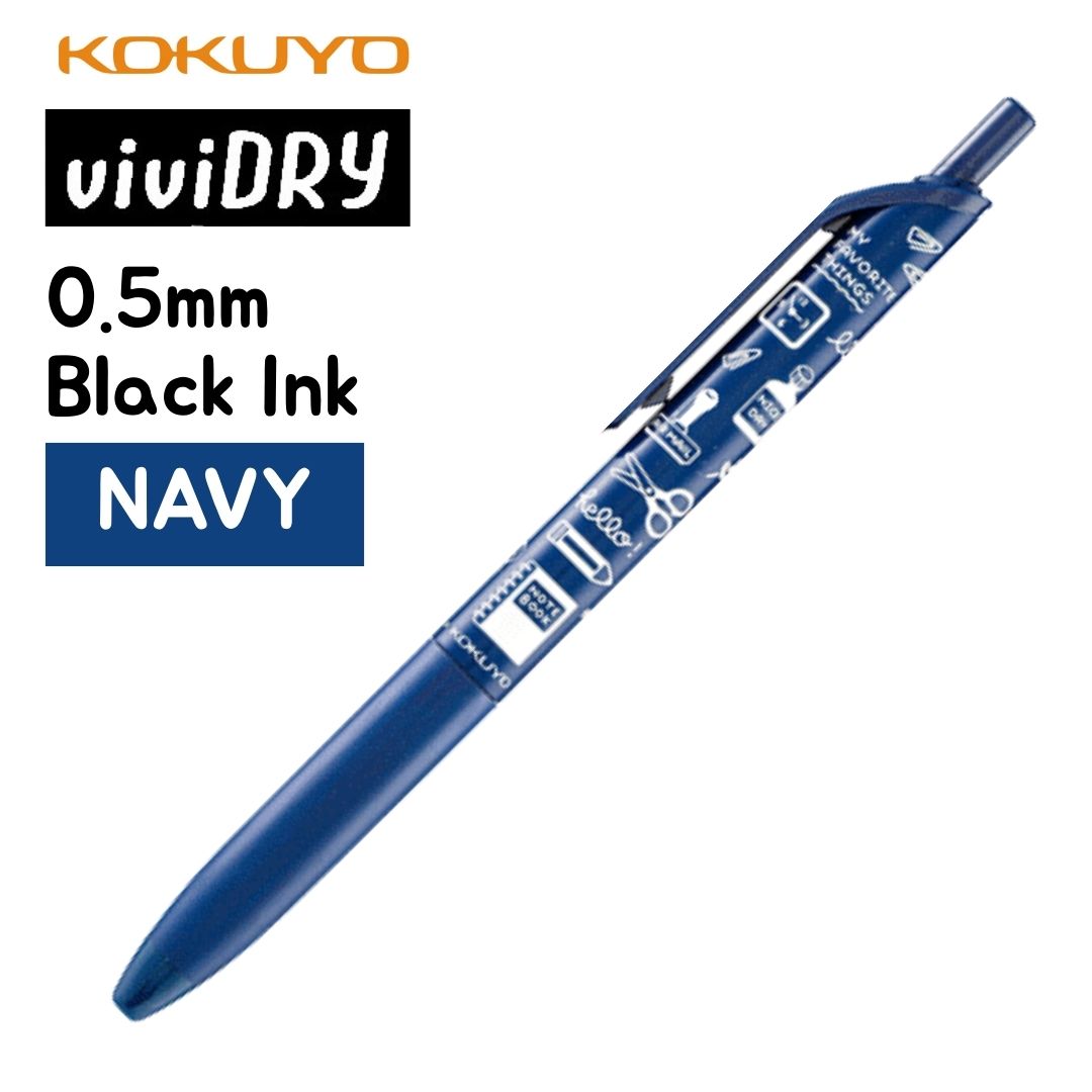 Kokuyo x Eric viviDRY 0.5mm Gel Pens