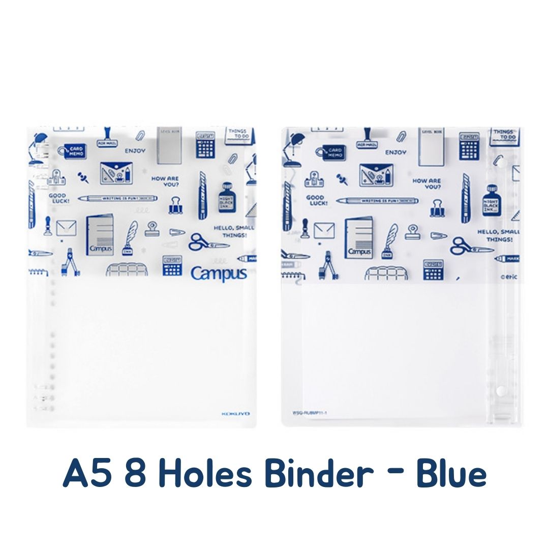 Kokuyo x Eric Campus A5 8-Holes Binders