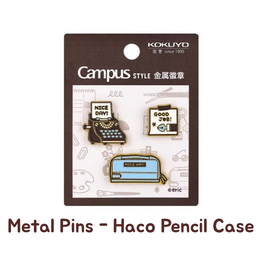 Kokuyo x Eric Campus Enamel Pins (Set of 3)