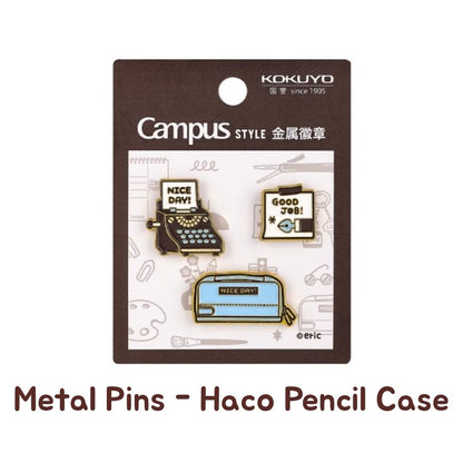 Kokuyo x Eric Campus Enamel Pins (Set of 3)