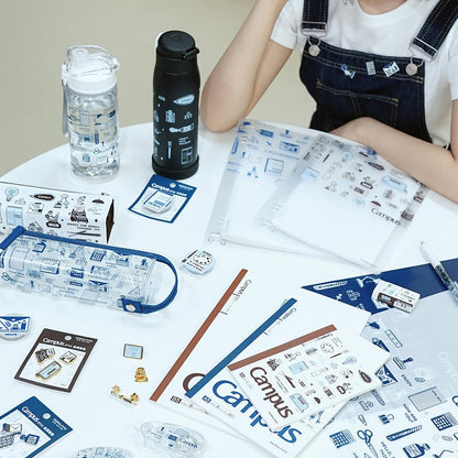 Kokuyo x Eric Campus Clear Pencil Cases