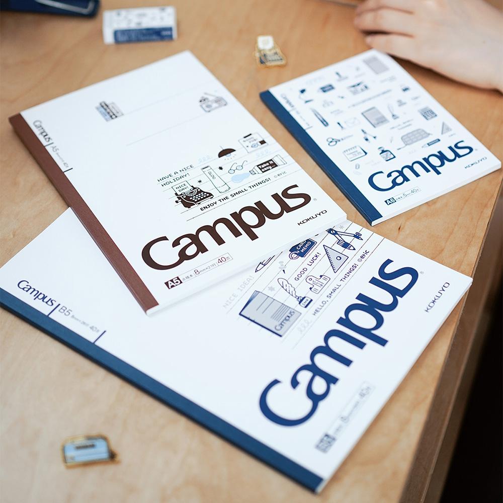 Kokuyo x Eric Campus Dot-Lined B5 Notebooks (Set of 4)