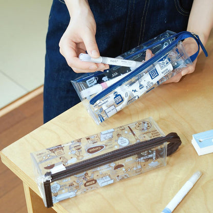 Kokuyo x Eric Campus Clear Pencil Cases