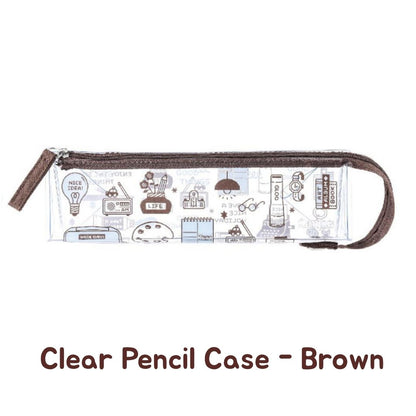 Kokuyo x Eric Campus Clear Pencil Cases