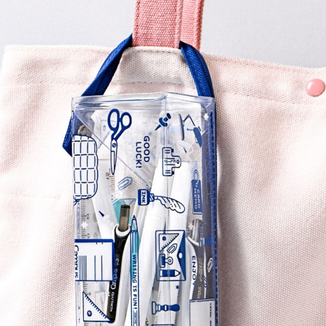 Kokuyo x Eric Campus Clear Pencil Cases