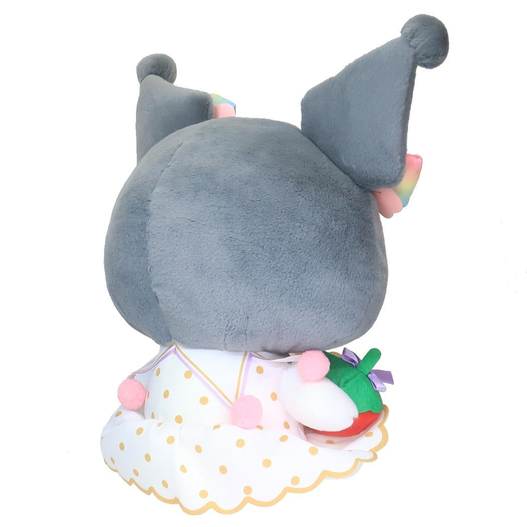 Sanrio x 50th Anniversary Strawberry Newspaper Plush Toy - Kuromi (M)