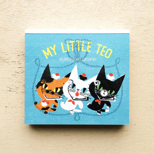 Cozyca Products x Kuroneko Design Memo Block - My Little Teo