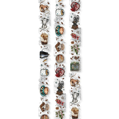 Lin Chia Ning Matte PET Tape Sample - Coffee