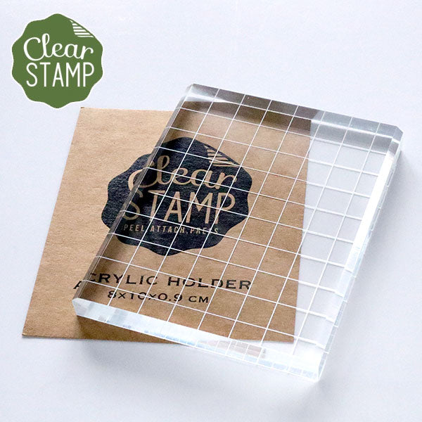 Kodomo No Kao Clear Stamp Acrylic Holder - Large (8 x 10cm)