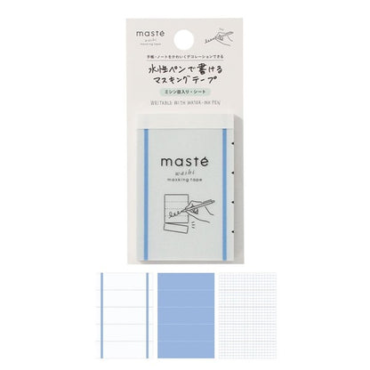 Mark's Masté Writable Perforated Masking Sheet - Line | Blue