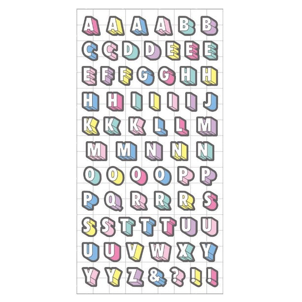 Mind Wave Moji Collection Alphabet Sticker - Logo