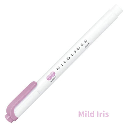 [2025 New Colours] Zebra MILDLINER Double Ended Highlighter - Calm & Mild | Individual Pens